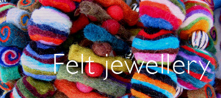 Felt jewellery