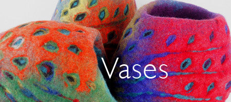 Felt vases