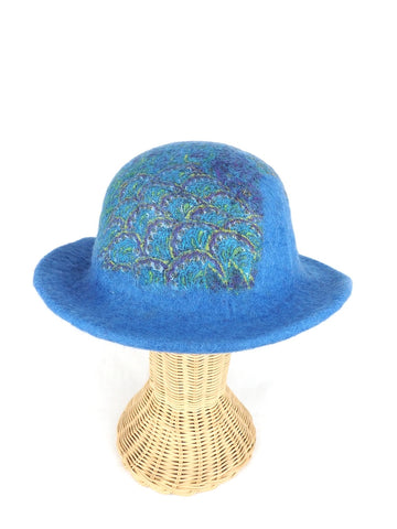 Felt Hat Blue