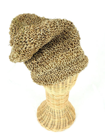 Knitted Hemp Hat/Bag