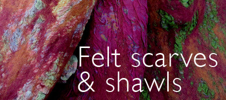 Felt scarves & shawls