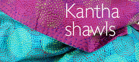 Kantha shawls