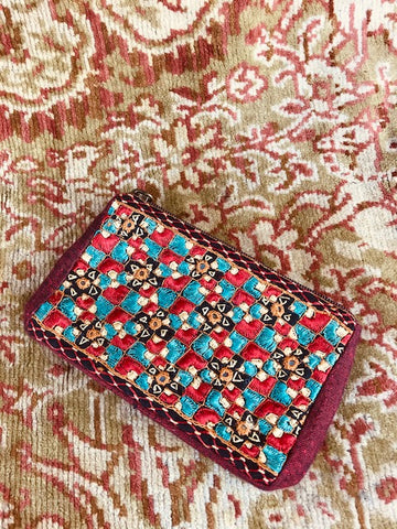 Embroidered Coin Purse 01