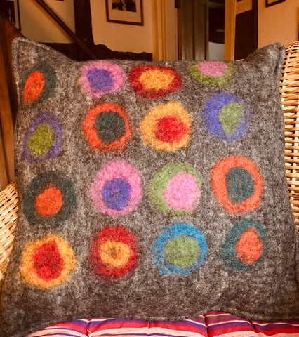 Kandinsky Felt Cushion Cover