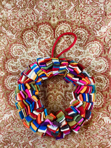 Felt Multicoloured Wreath