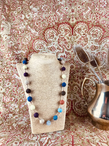 Natural Felt Necklace