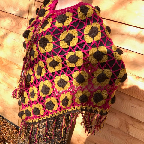 Crochet Squares Poncho 05