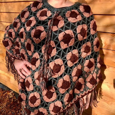 Crochet Squares Poncho 06
