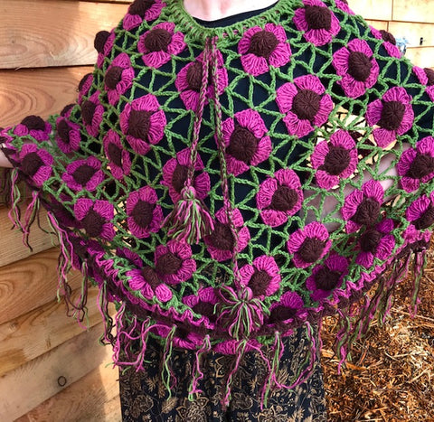 Crochet Squares Poncho 01