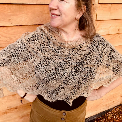 Himalayan Nettle Poncho 02