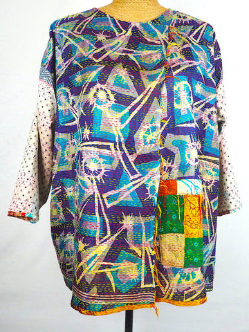 Fringed Shawl Jacket 03