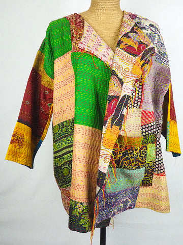 Fringed Shawl Jacket 02