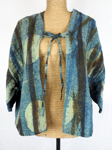 Eco-Dyed Crop Jacket