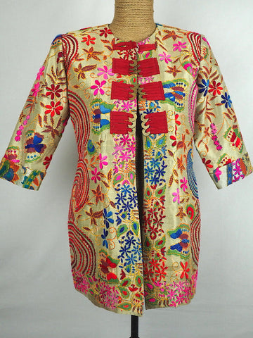 Mandarin Embroidered Jacket 01