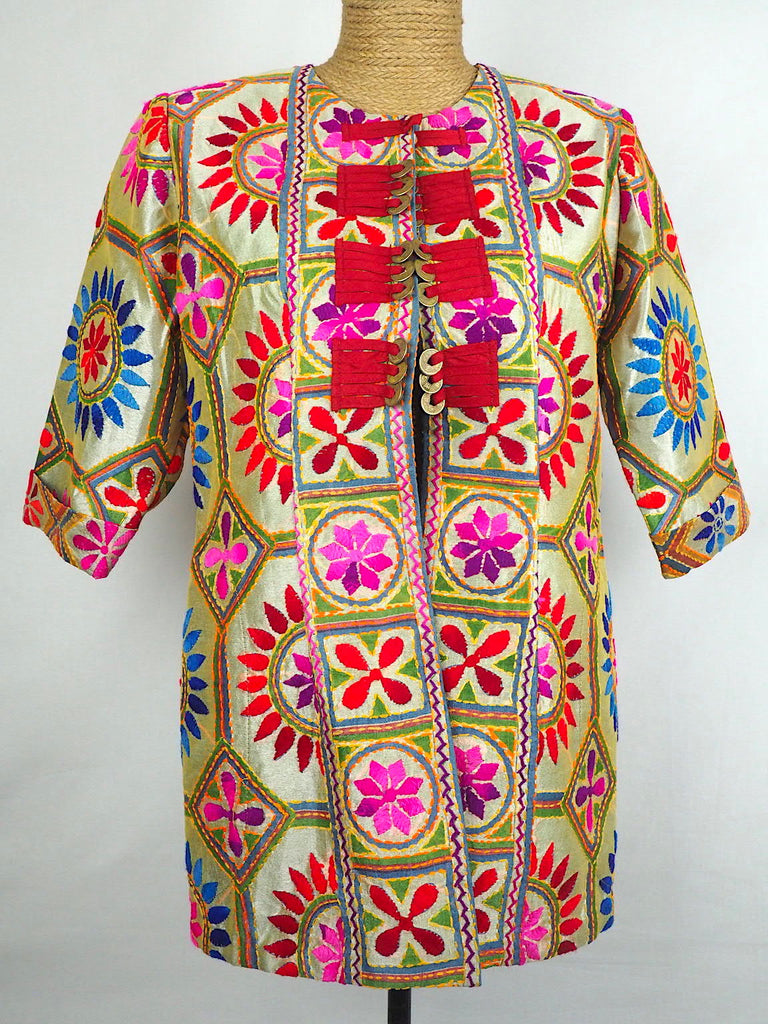 Mandarin Embroidered Jacket 03