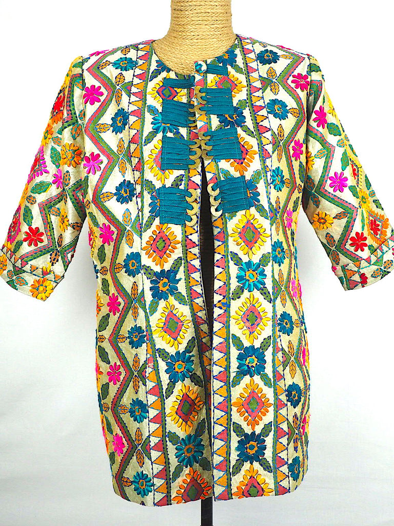 Mandarin Embroidered Jacket 02