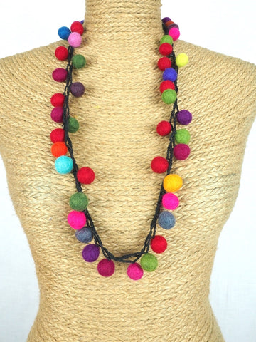 Felt necklace 11