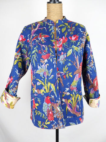 Nehru Jacket Tropical Blue