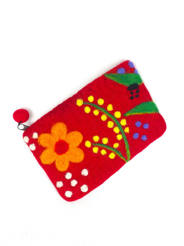 Ladybird Purse Red