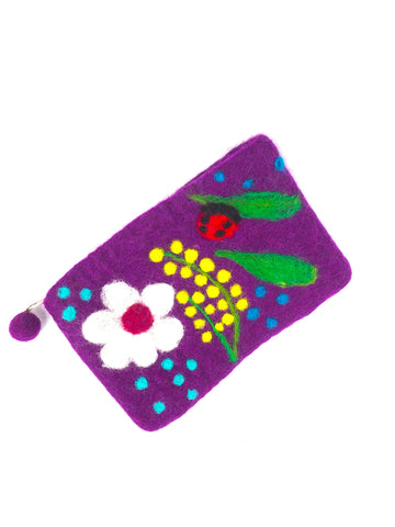 Ladybird Purse Purple