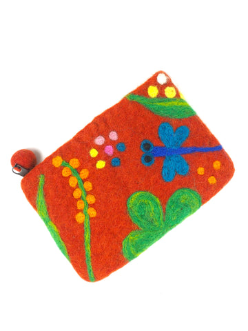 Dragonfly Purse Rust