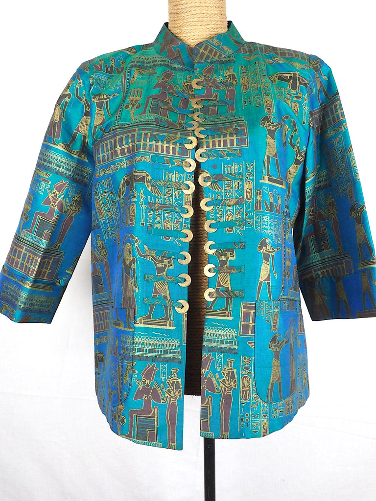 Nehru Collar Thai Silk Jacket