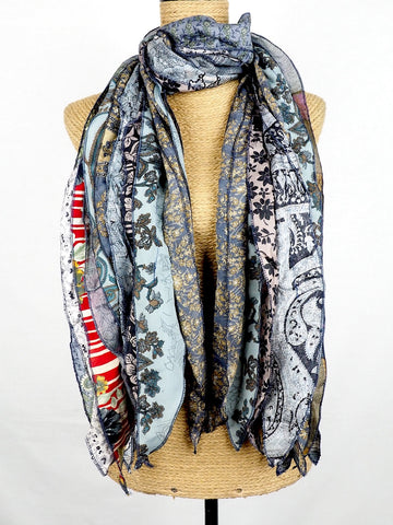 Sari Silk Scarf 07