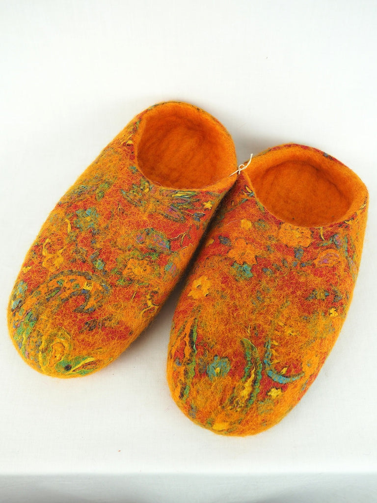 Frooti Felt Slippers Orange 01