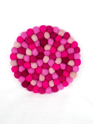 Pot Stand Round Pink