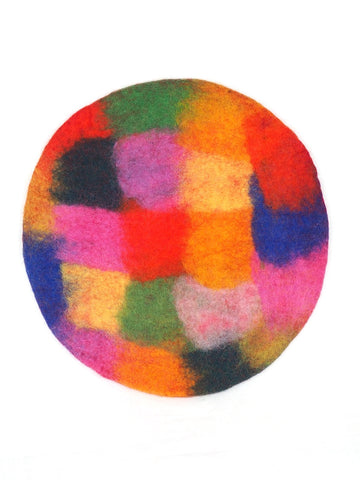 Rainbow Seat Cushion Round