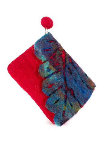 Felt Purse Red