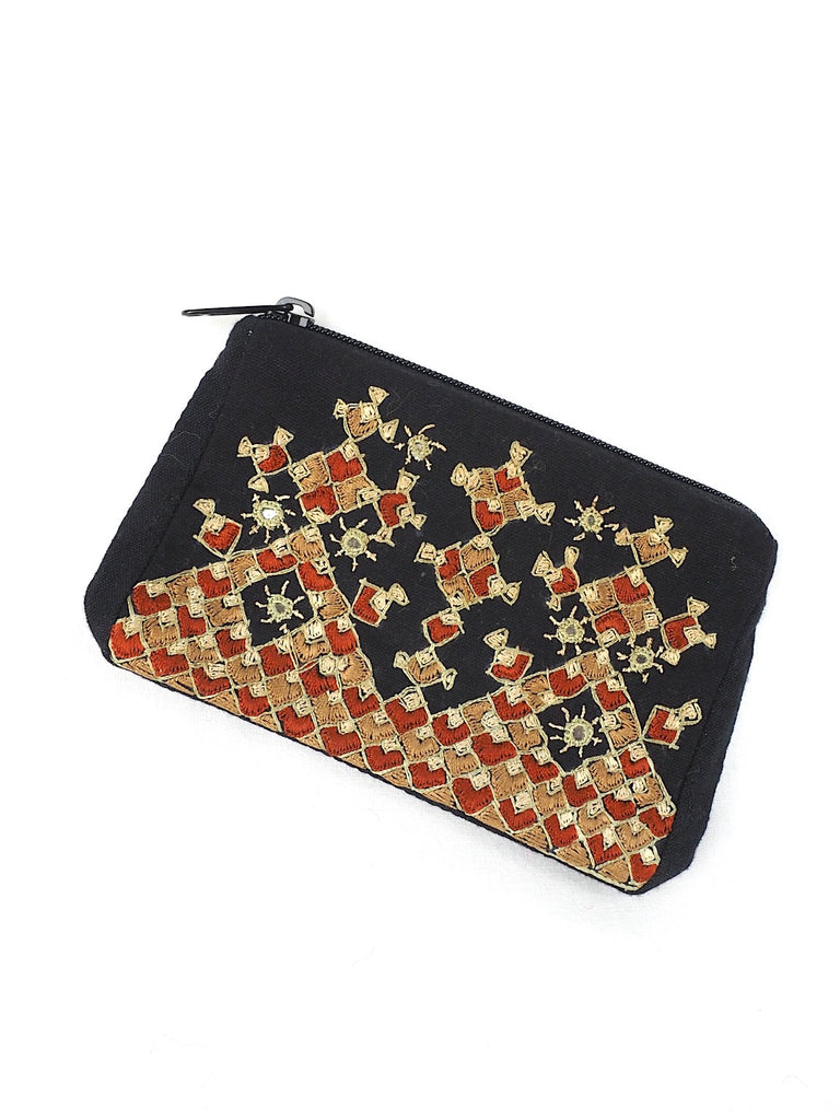 Embroidered Coin Purse 05