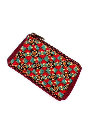 Embroidered Coin Purse 02