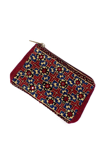 Embroidered Coin Purse 07