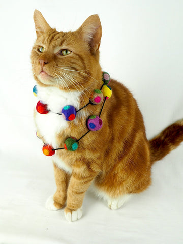 Felt necklace 14