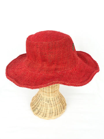 Hemp Hat Red