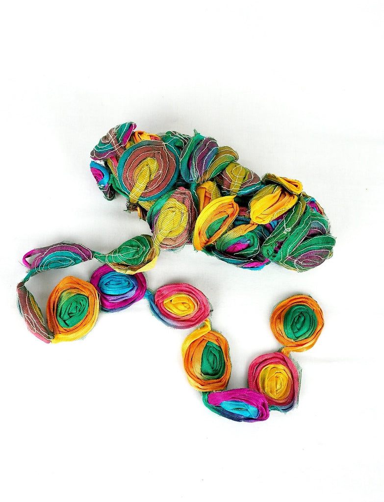 Rainbow Braid Edging