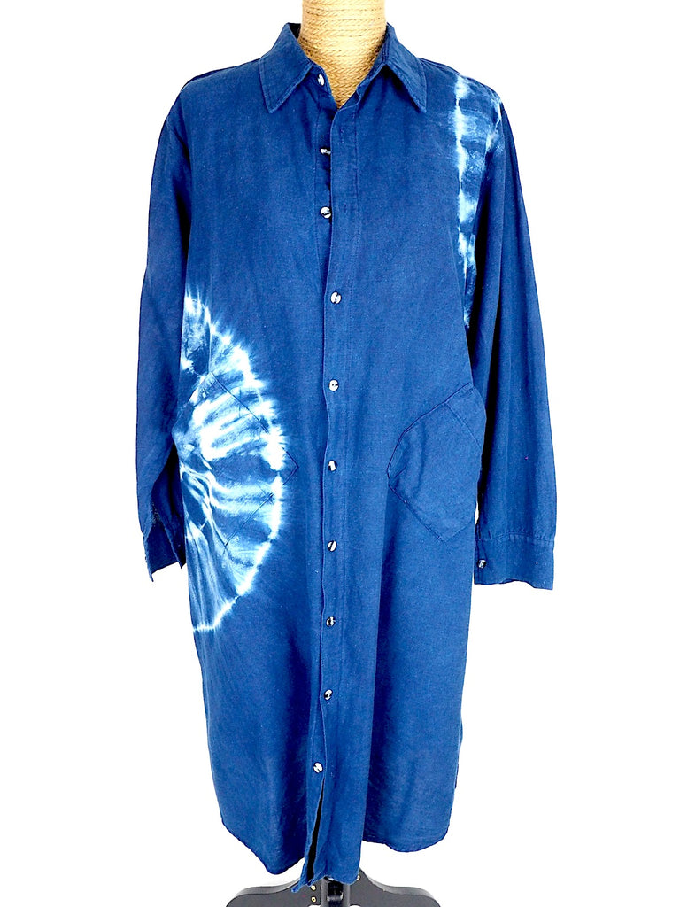 Indigo Shirt Dress